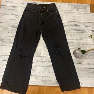 H&M black jeans size 10